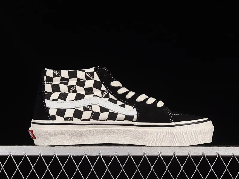 All categories Vans Vans series Vans Mid Vans China Vans Sk8-Mid environmental protection series checkerboard China casual sneakers VN0A391FQXH